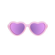 Charger l&#39;image dans la galerie, Heart Frosted Pink - Purple Mirrored Lenses