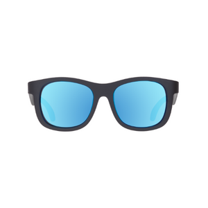 Navigator Jet Black - Cobalt Blue Mirrored Lenses